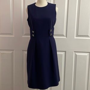 Anne Klein Tab-Waist Fit & Flare Dress